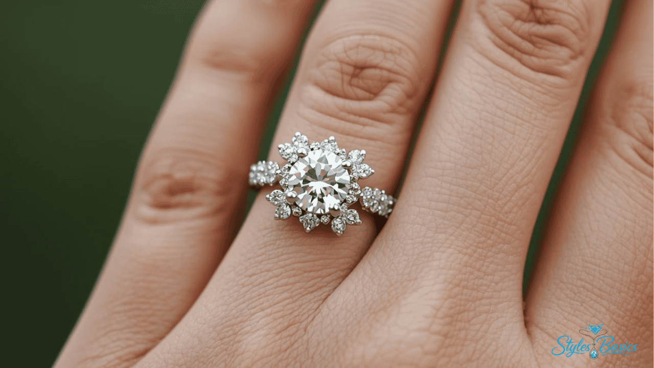 floral engagement rings