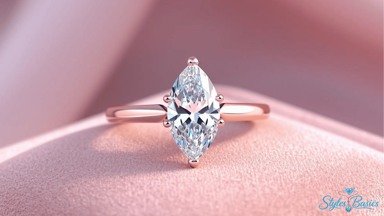 marquise diamond engagement ring